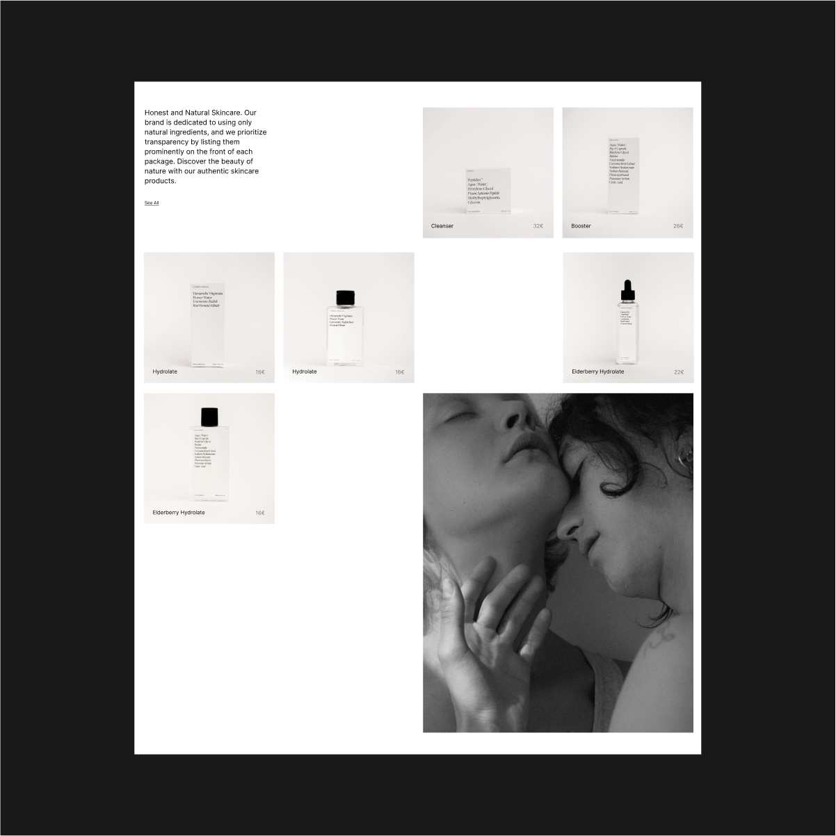 Minimalistic Website Design